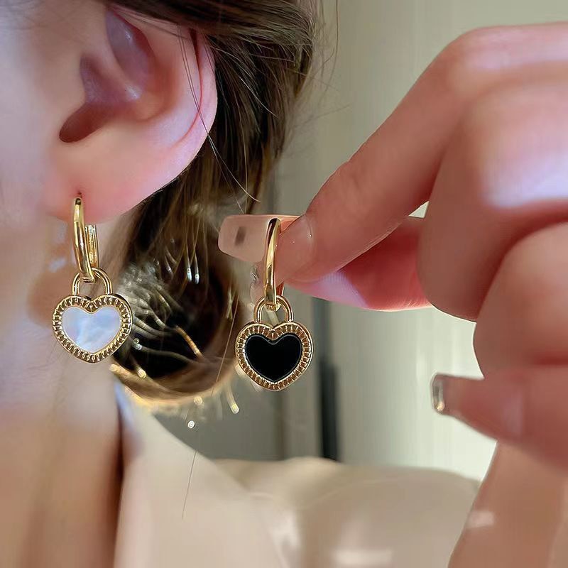 2025 Korean New Simple Temperament Circle Pearl Earrings Fashion Small Versatile Earrings Jewelry
